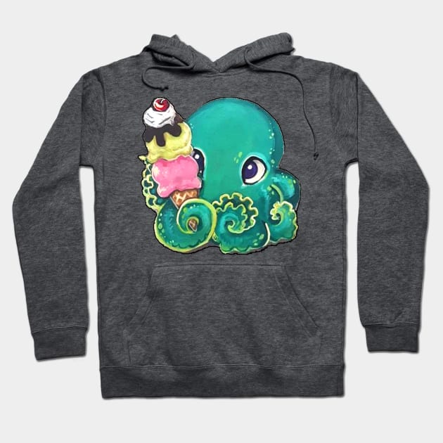 Octo-Puff-Ice Cream Day! Hoodie by BiancaRomanStumpff